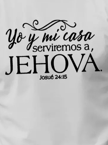 Erkek Jehova Baskılı Süprem T-shirt