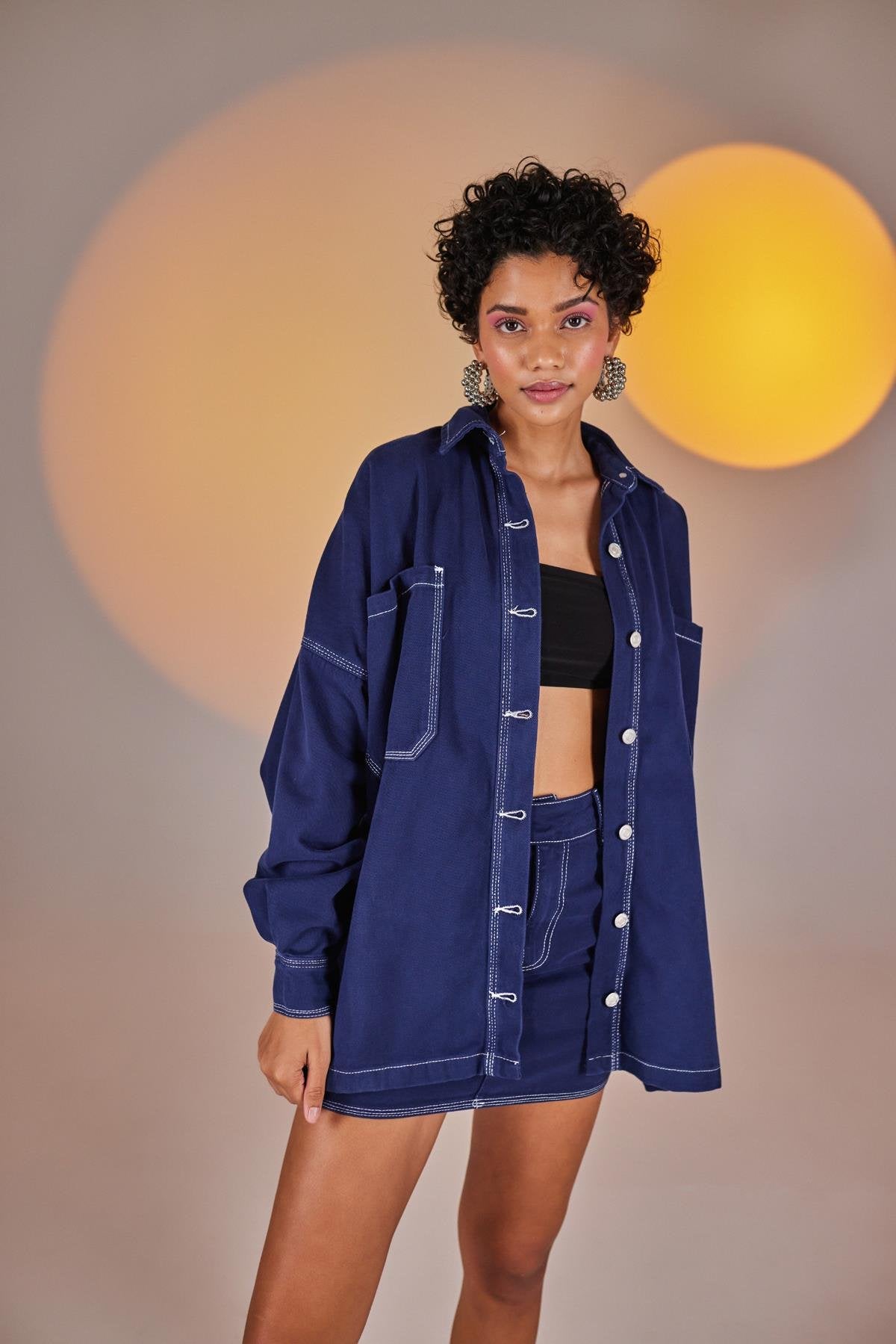 Sofie Gömlek Lacivert Lacivert L