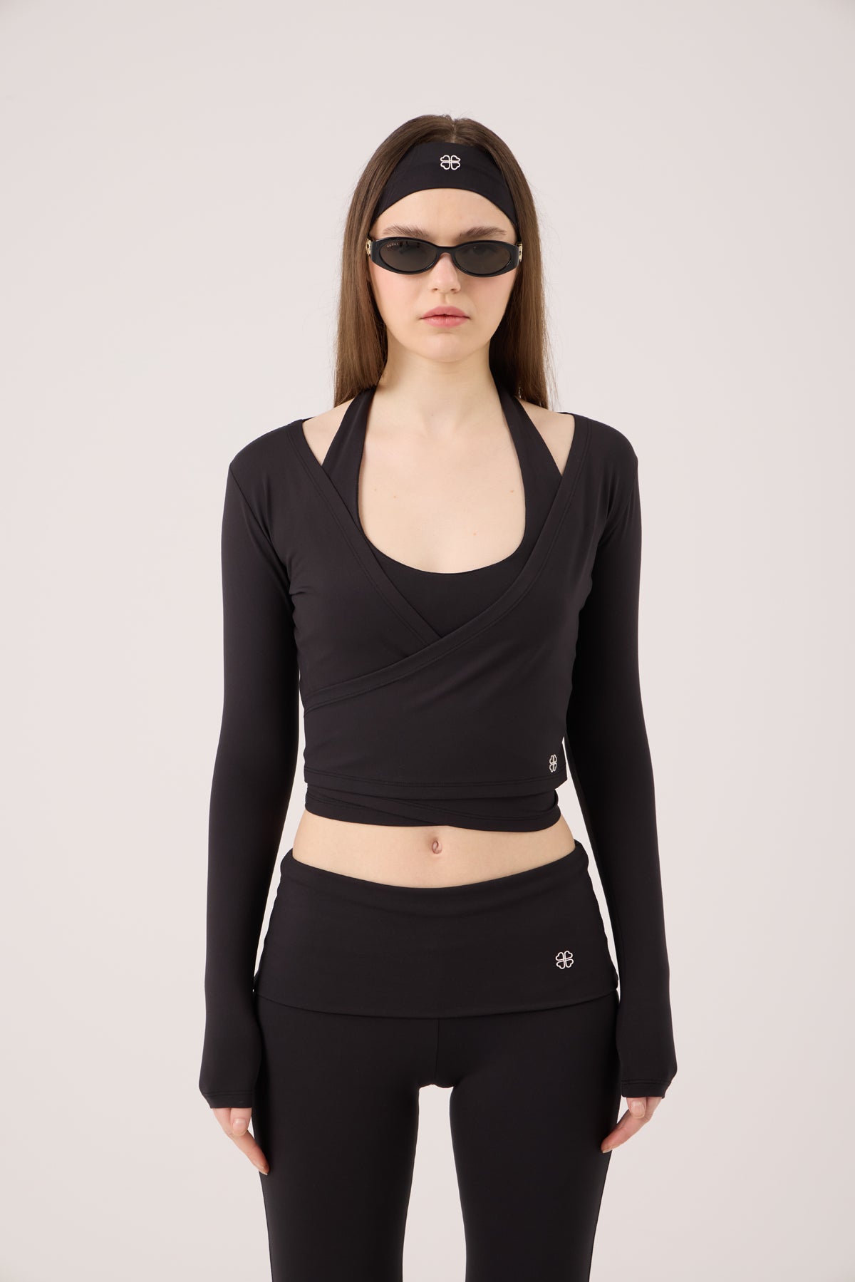 Bağlamalı Crop Kesim Ellen Bolero Siyah Siyah L