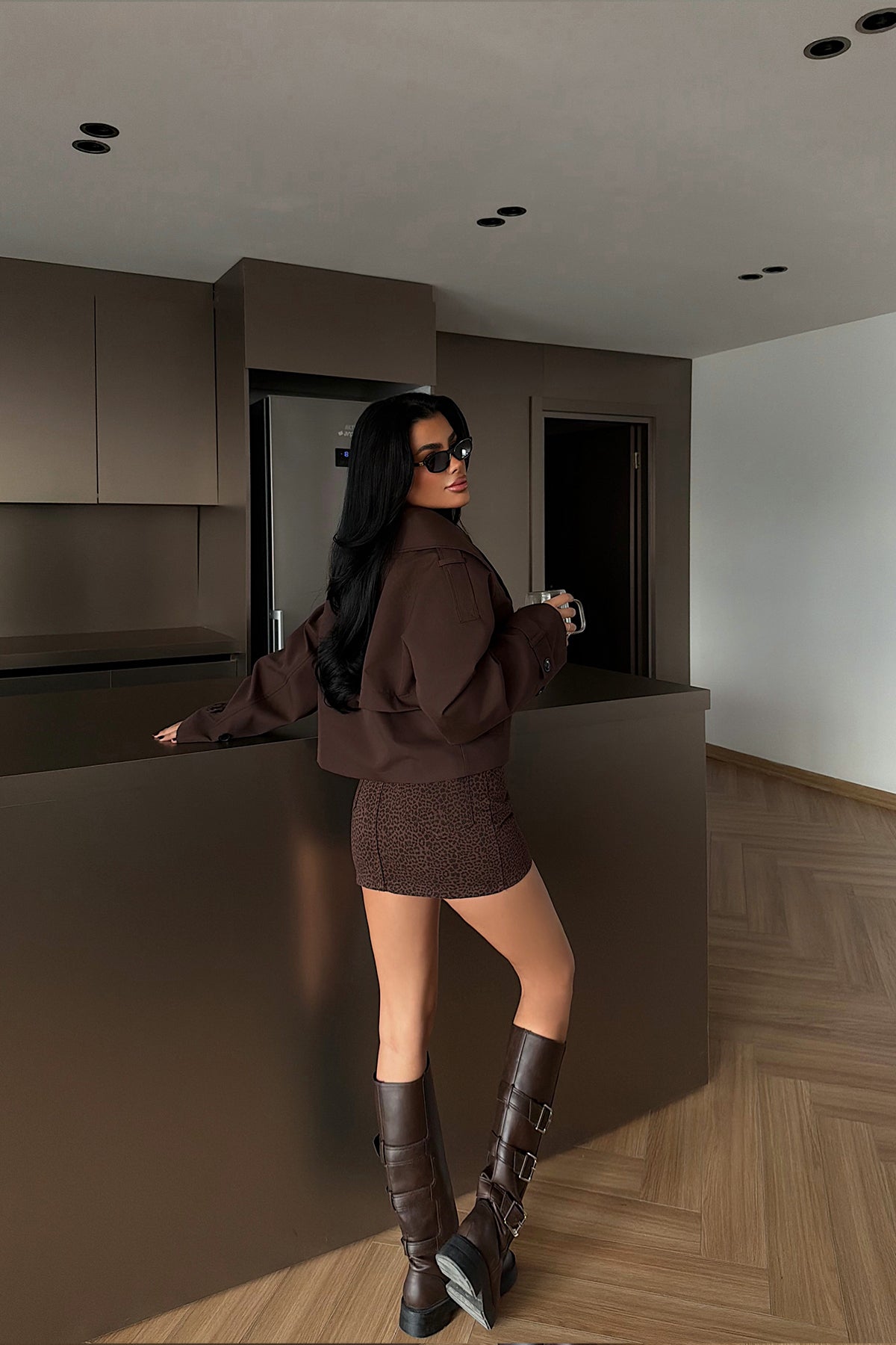 Acı Kahve Klarris Trençkot ATE-4201