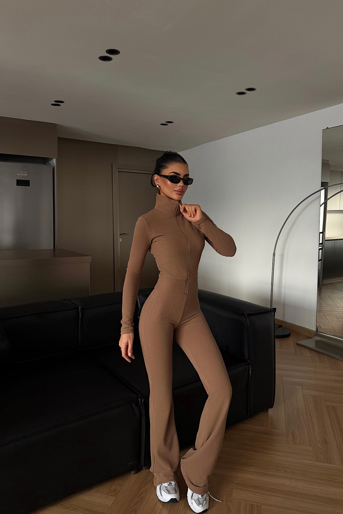 Açık Kahve Grisa takım ATE-4185