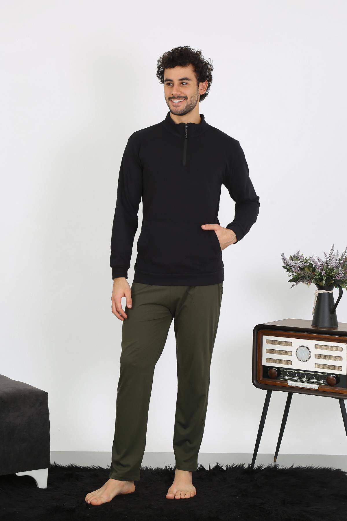Akbeniz Erkek 3 İplik Penye Sweatshirt 6850