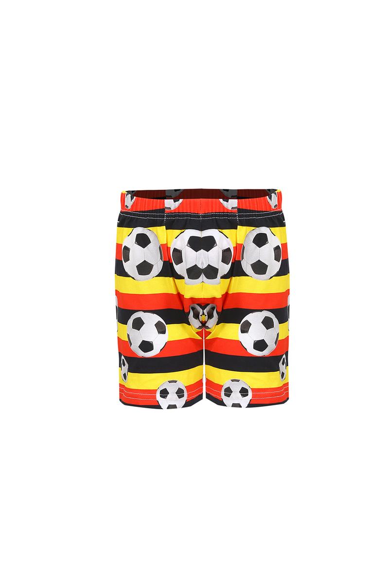 Akbeniz Erkek Çocuk 3'lü Sarı Boxer