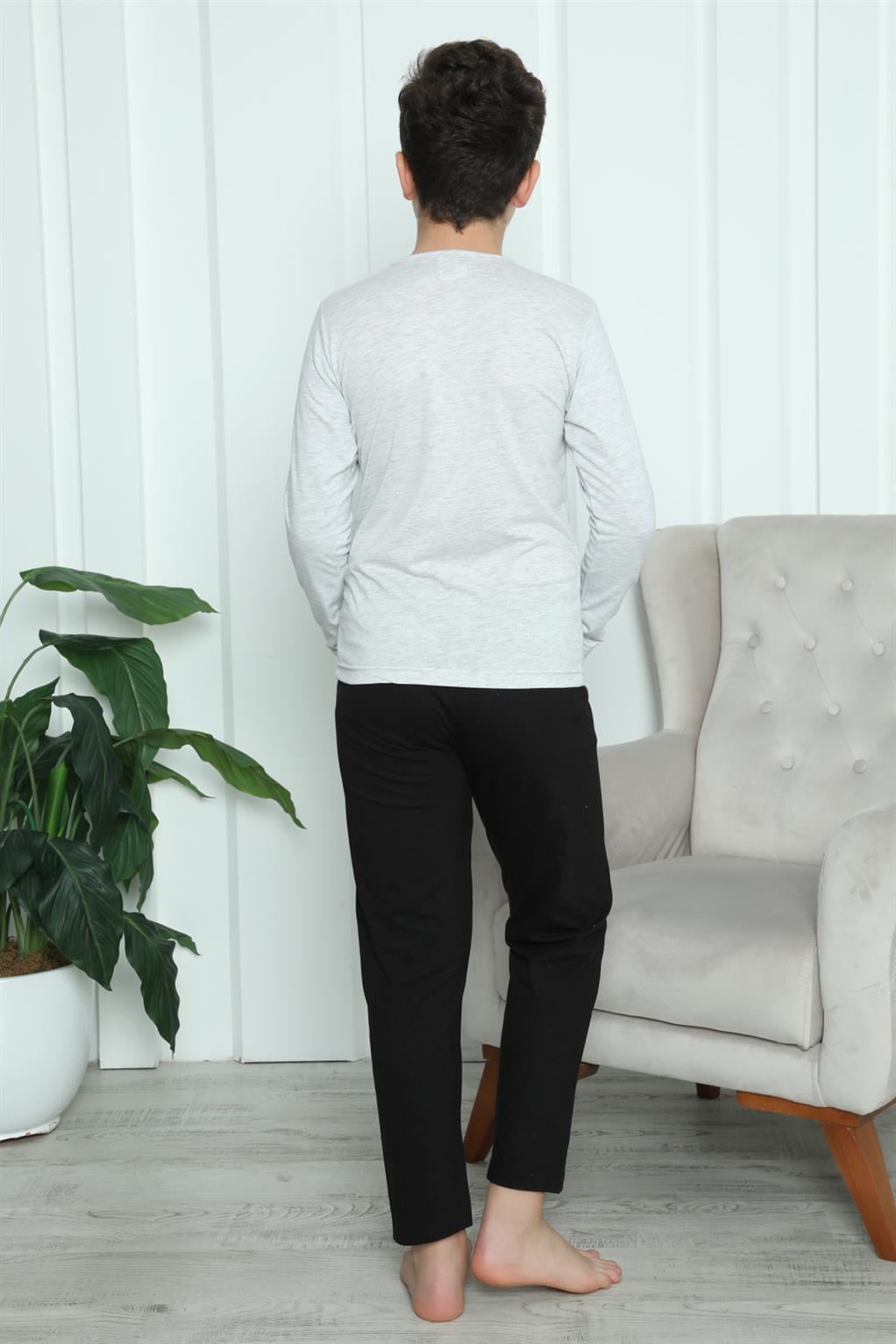 Akbeniz Erkek Çocuk Penye Pijama Takım 20417