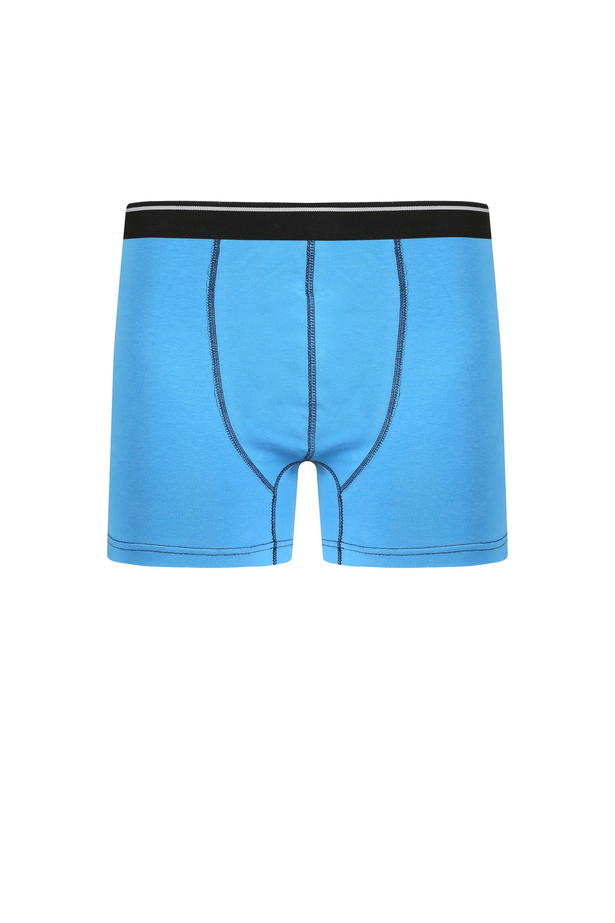 Akbeniz Erkek Pamuk Likralı Boxer Mavi 40133