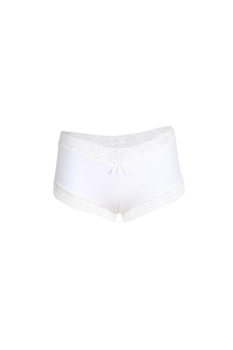 Akbeniz Kadın Pamuklu 2li Boxer Beyaz 40265