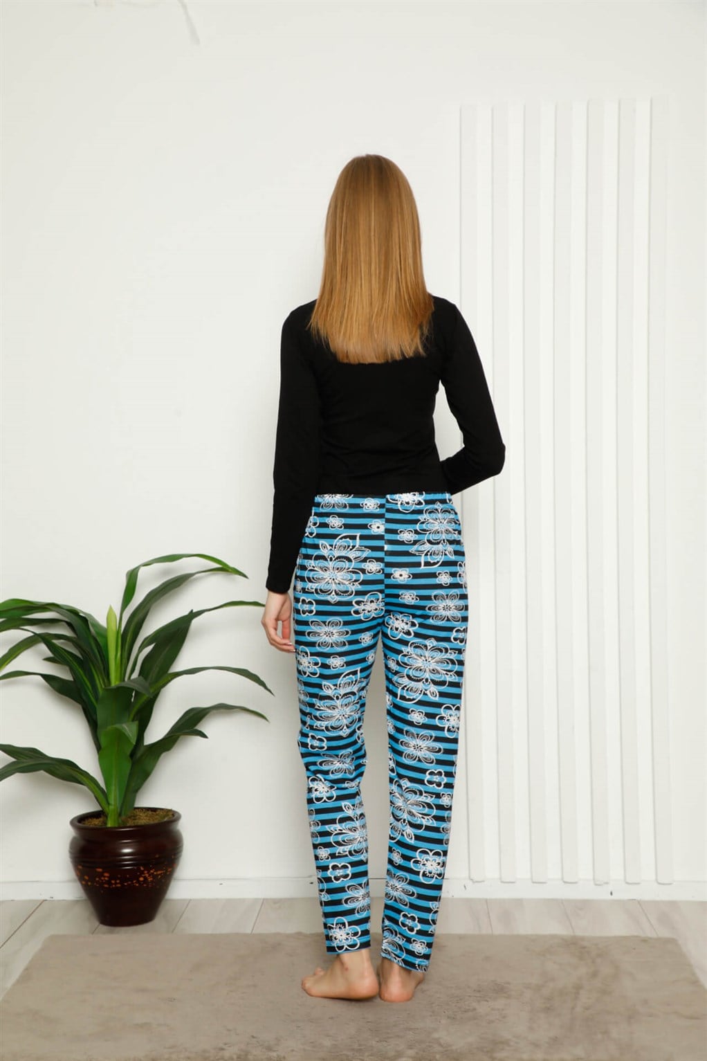 Akbeniz Kadın Pamuklu Alt Pijama 27389