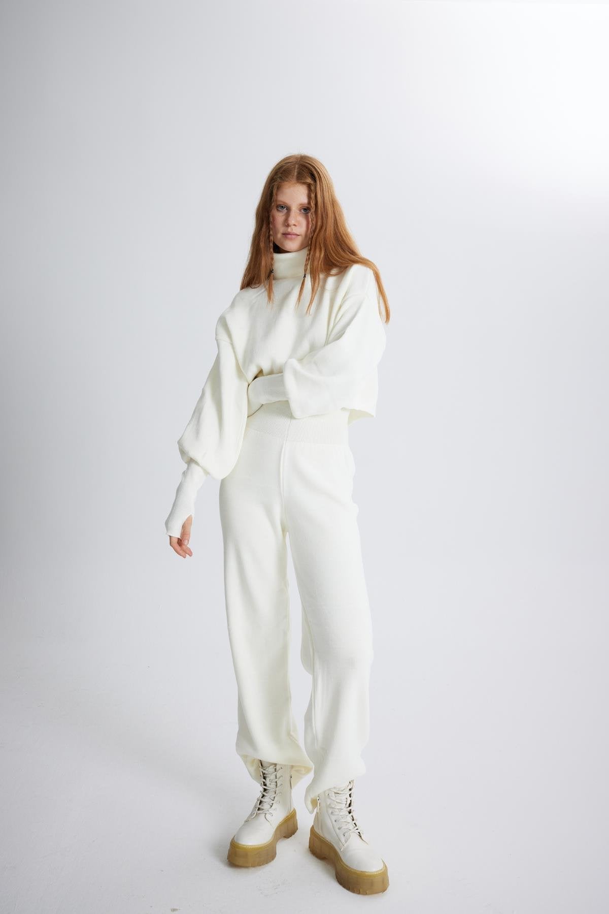 Thinky Takım Beyaz Beyaz STD