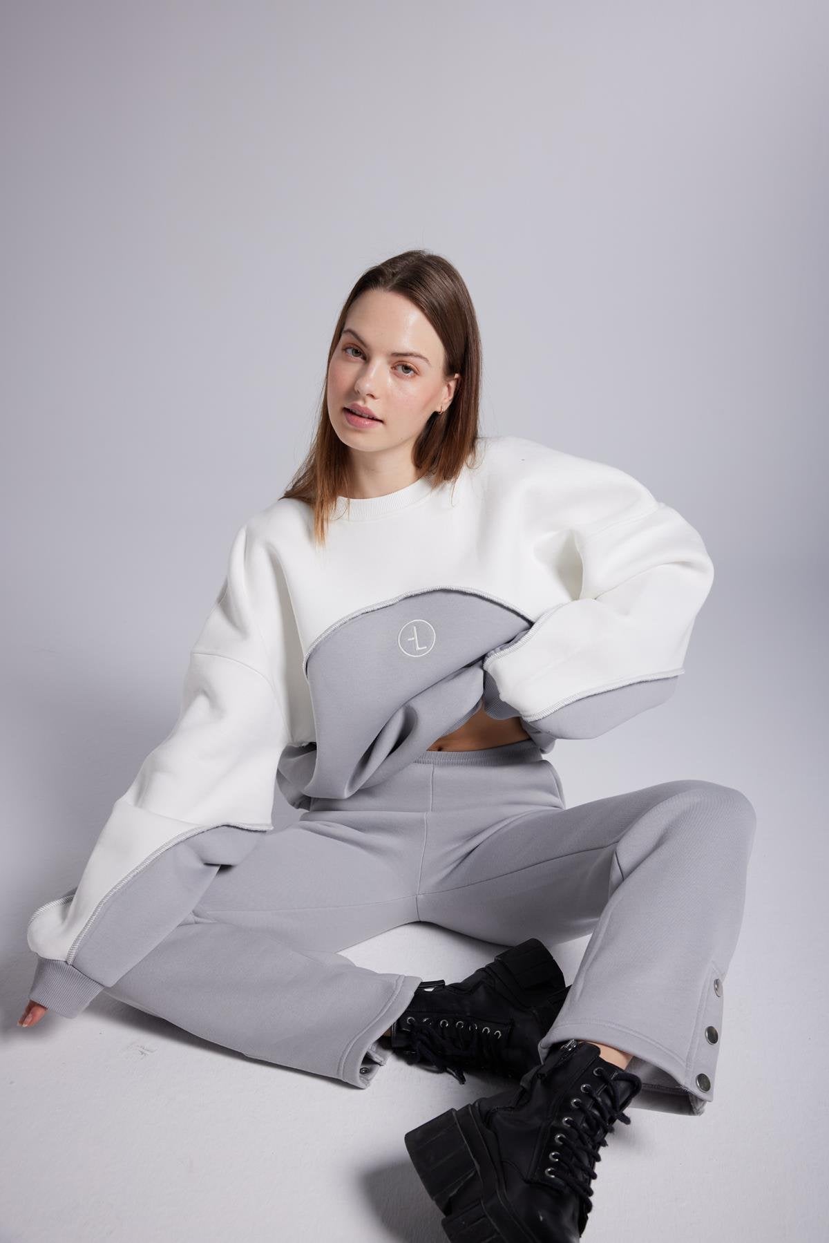 Nola Sweatshirt Gri Gri L