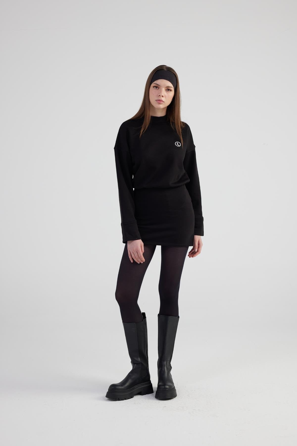 Claire Elbise Siyah Siyah L