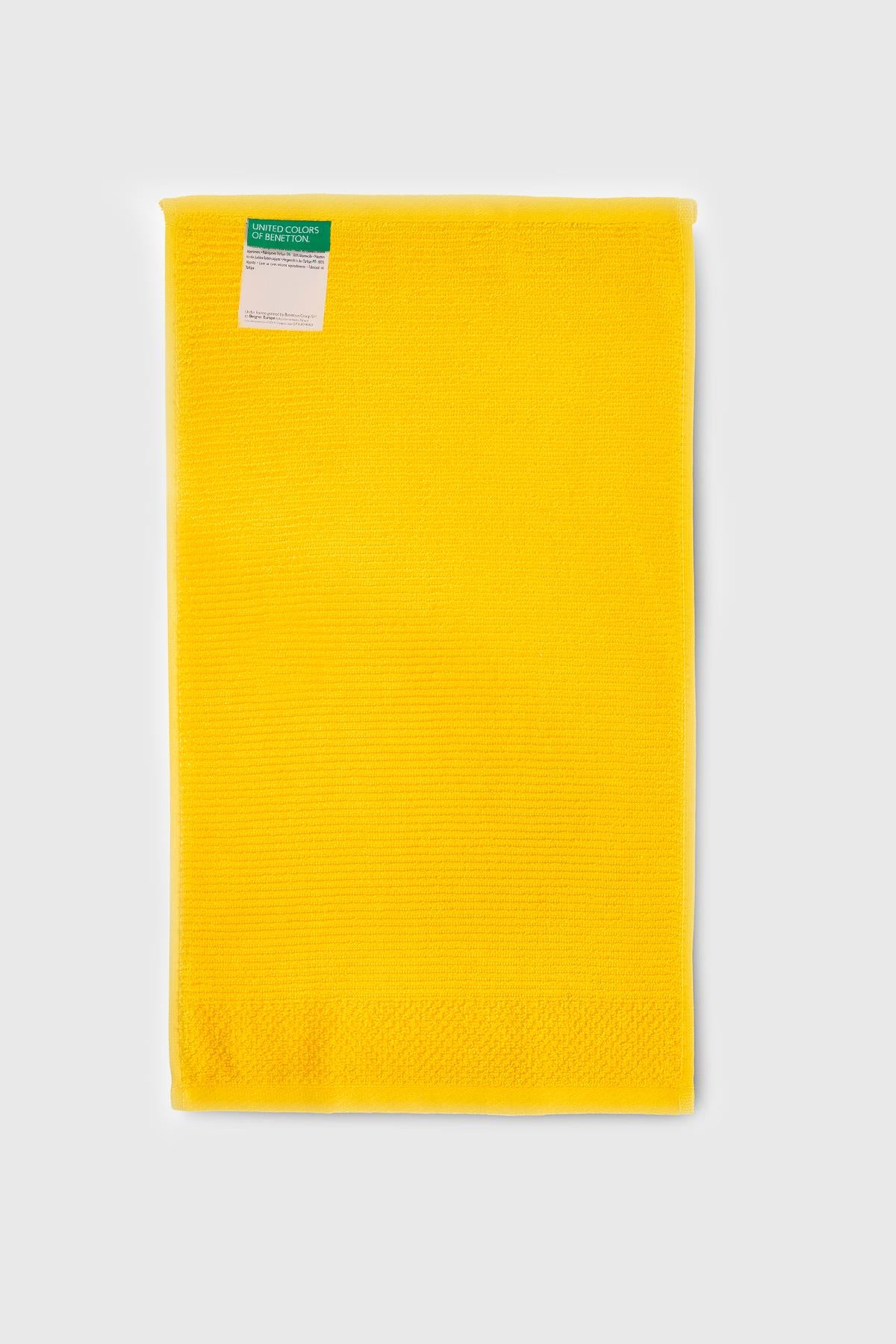 Be-0827-Ye  %100 Pamuk Sarı 30X50 Cm Misafir Havlusu