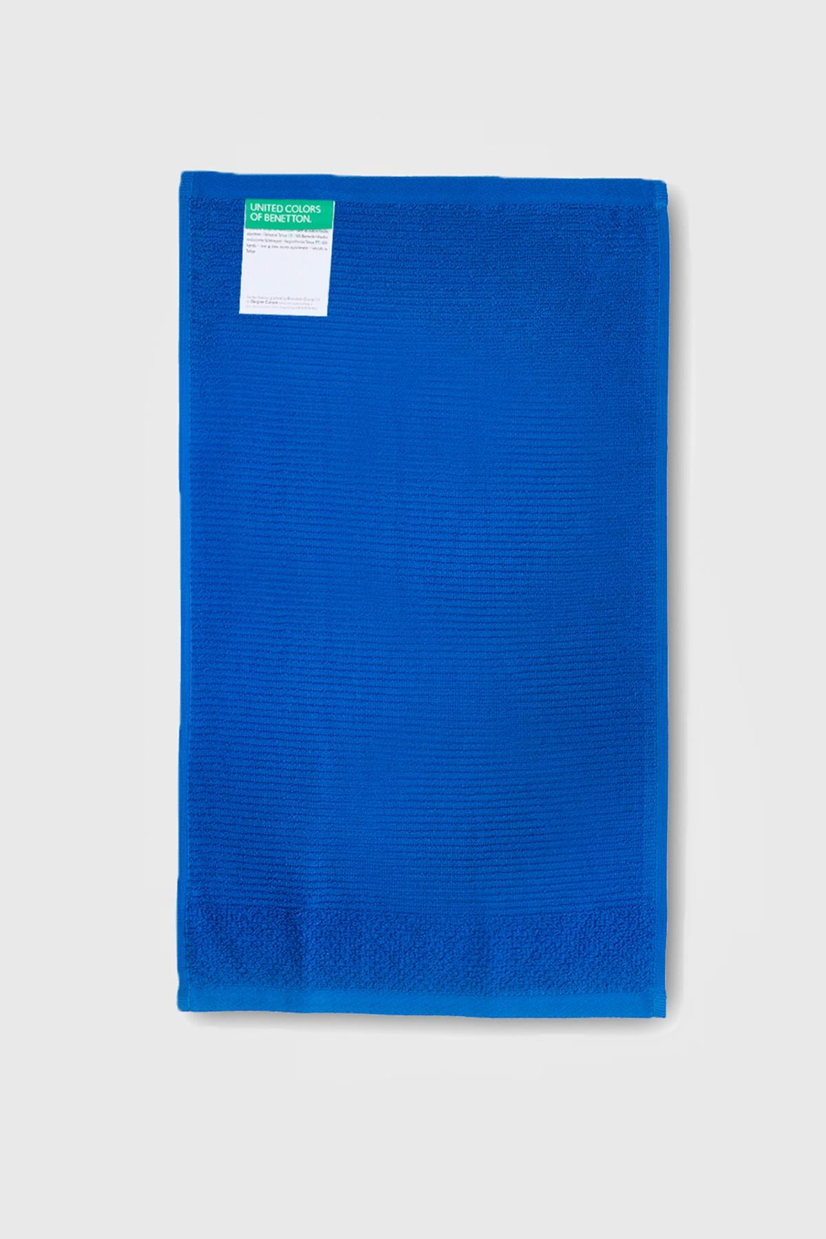 Be-0828-Bl  %100 Pamuk Mavi 50X90 Cm El Havlusu