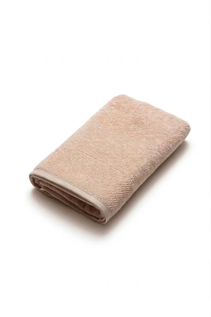 Be-0829St-Bg  %100 Pamuk Bej 3 Lü Set, 30X50 Cm, 50X90 Cm, 70X140 Cm Havlu Seti