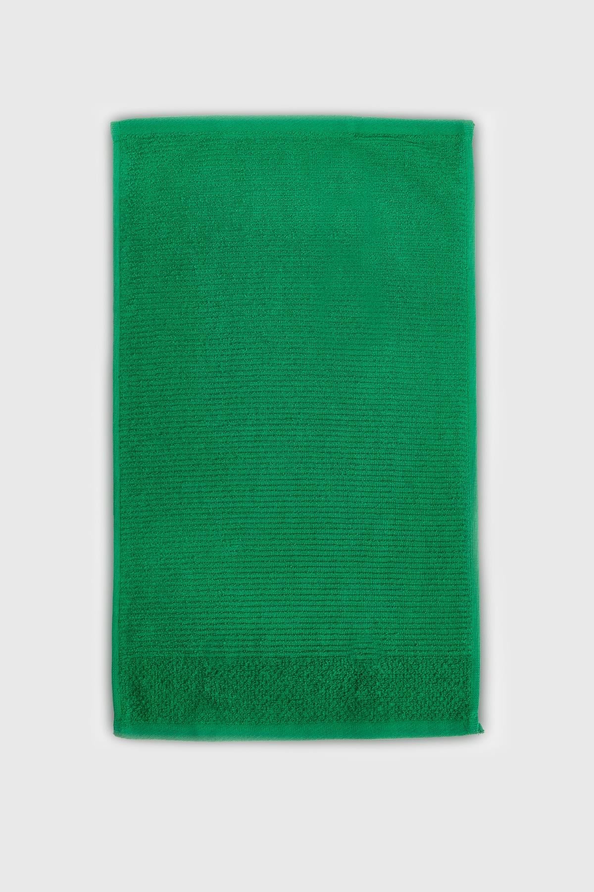 Be-0829St-Gr  %100 Pamuk Yeşil 3 Lü Set, 30X50 Cm, 50X90 Cm, 70X140 Cm Havlu Seti