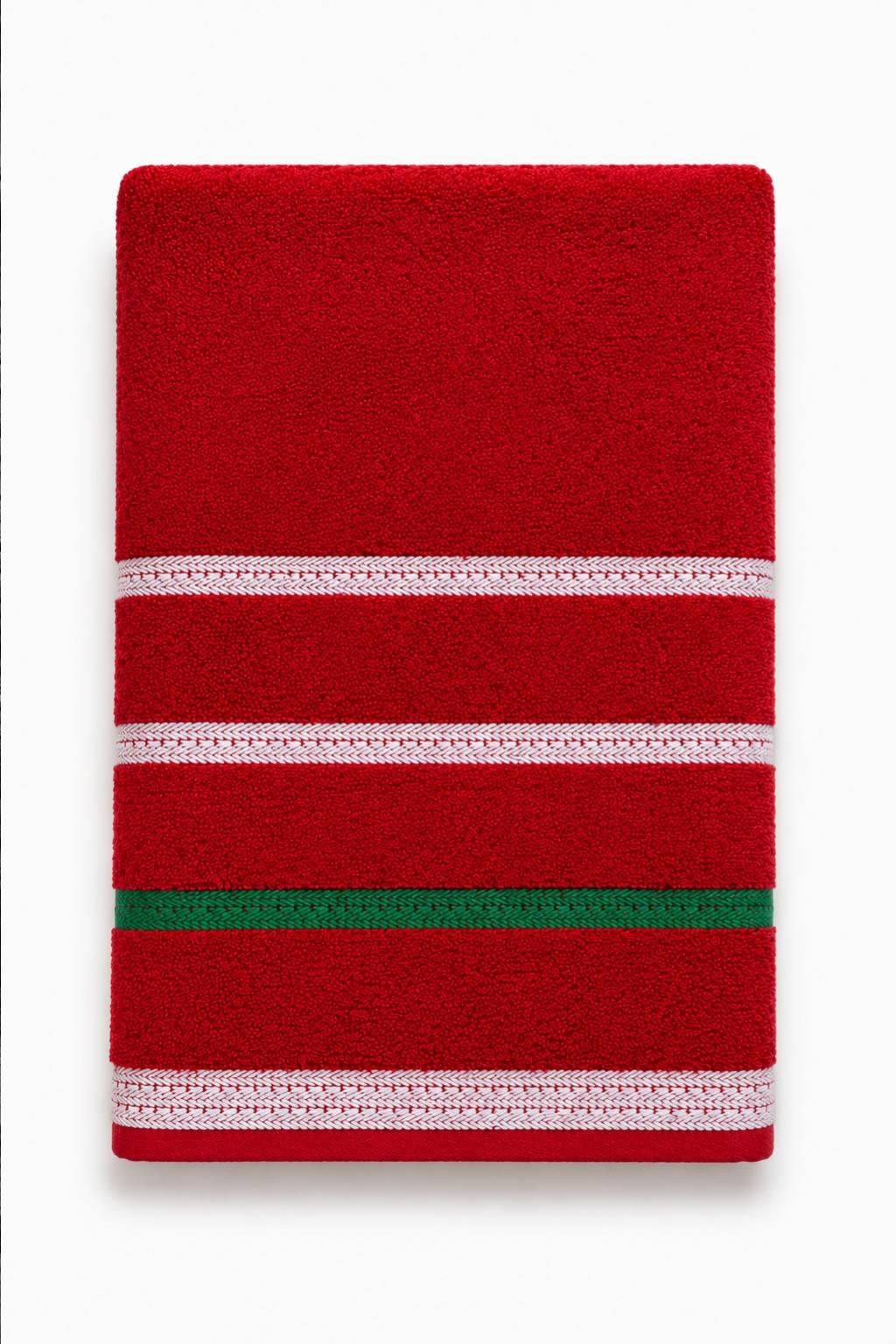 Be-0830-Rd  %100 Pamuk Kırmızı 30X50 Cm Misafir Havlusu