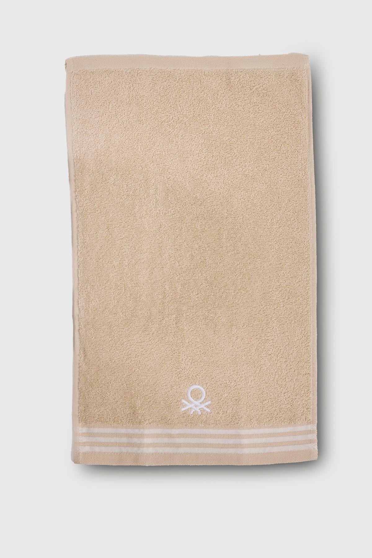 Be-0838-Bg  %100 Pamuk Bej 30X50 Cm Misafir Havlusu