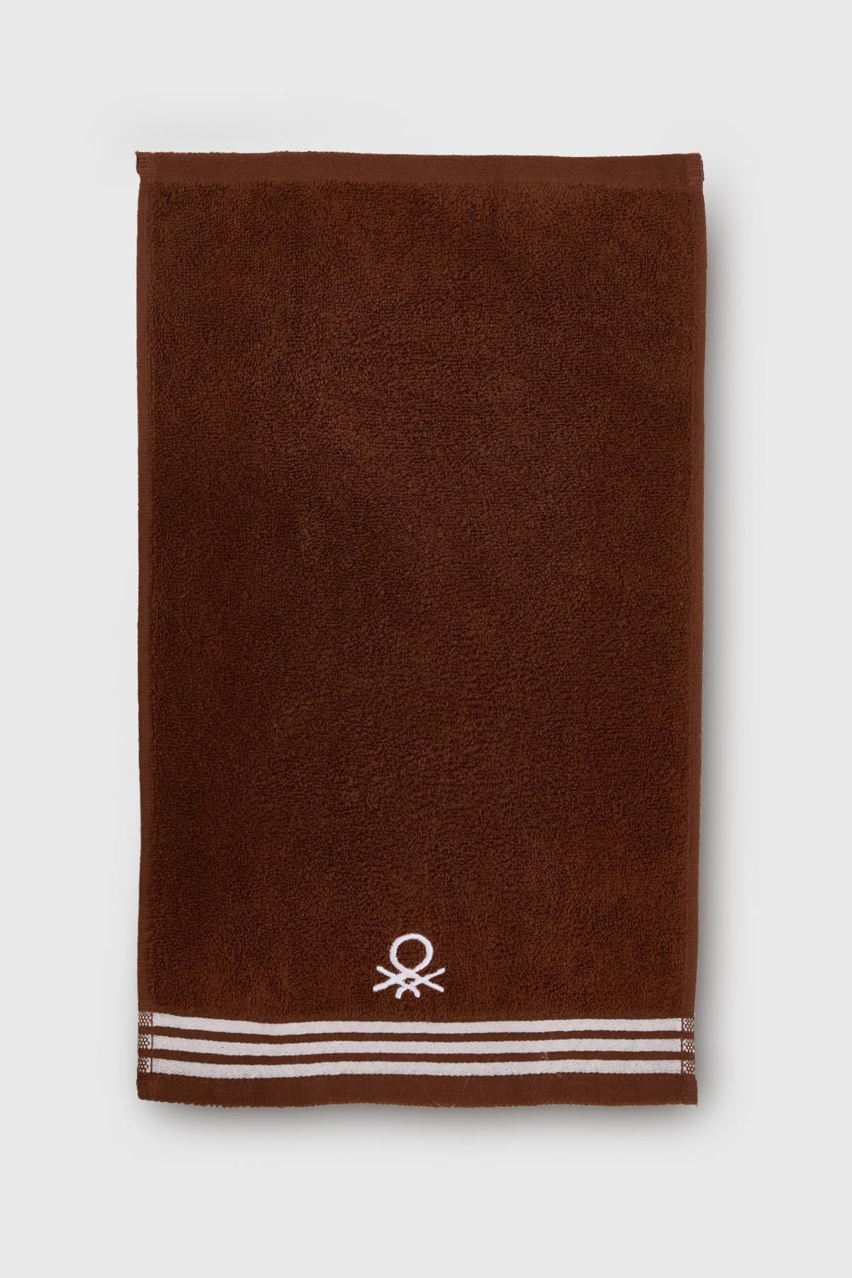 Be-0838-Dbr  %100 Pamuk Koyu Kahverengi 30X50 Cm Misafir Havlusu