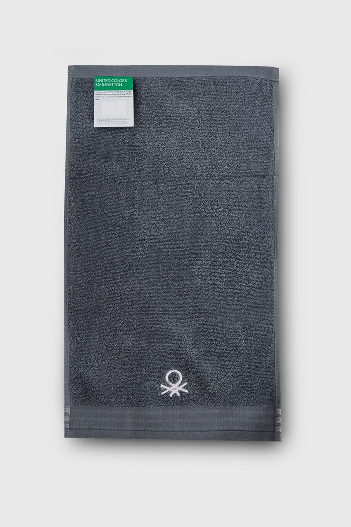 Be-0838-Dgy  %100 Pamuk Koyu Gri 30X50 Cm Misafir Havlusu