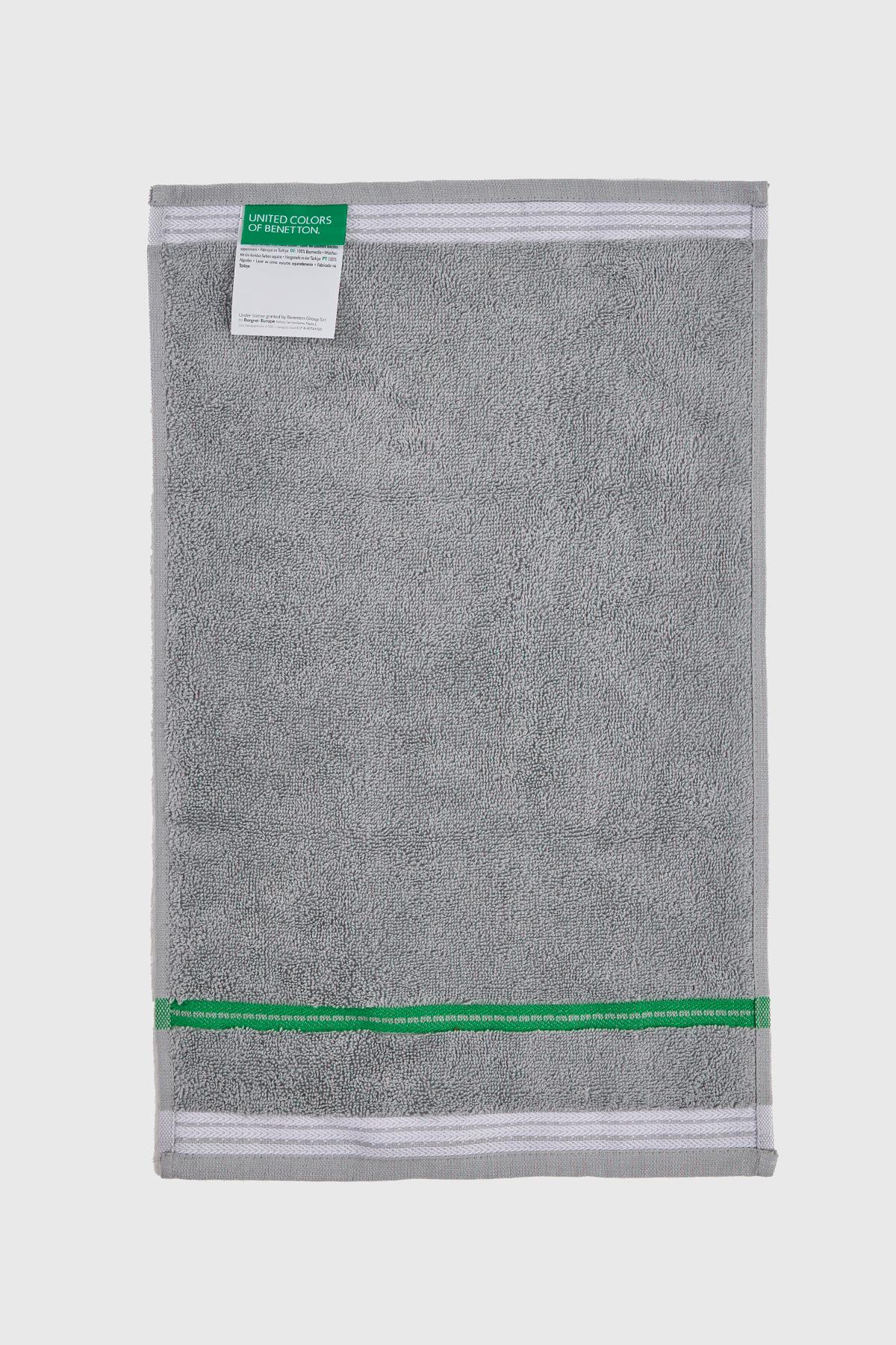 Be-0925-Gy  %100 Pamuk Gri 30X50 Cm Misafir Havlusu