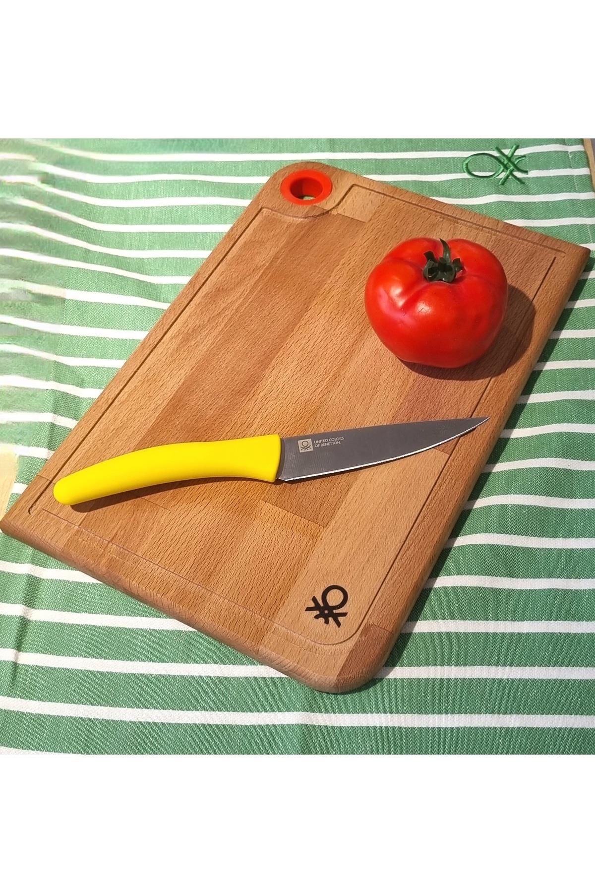 BE-KCT0055-K AHŞAP KESME TAHTASI-22*33 CM KIRMIZI
