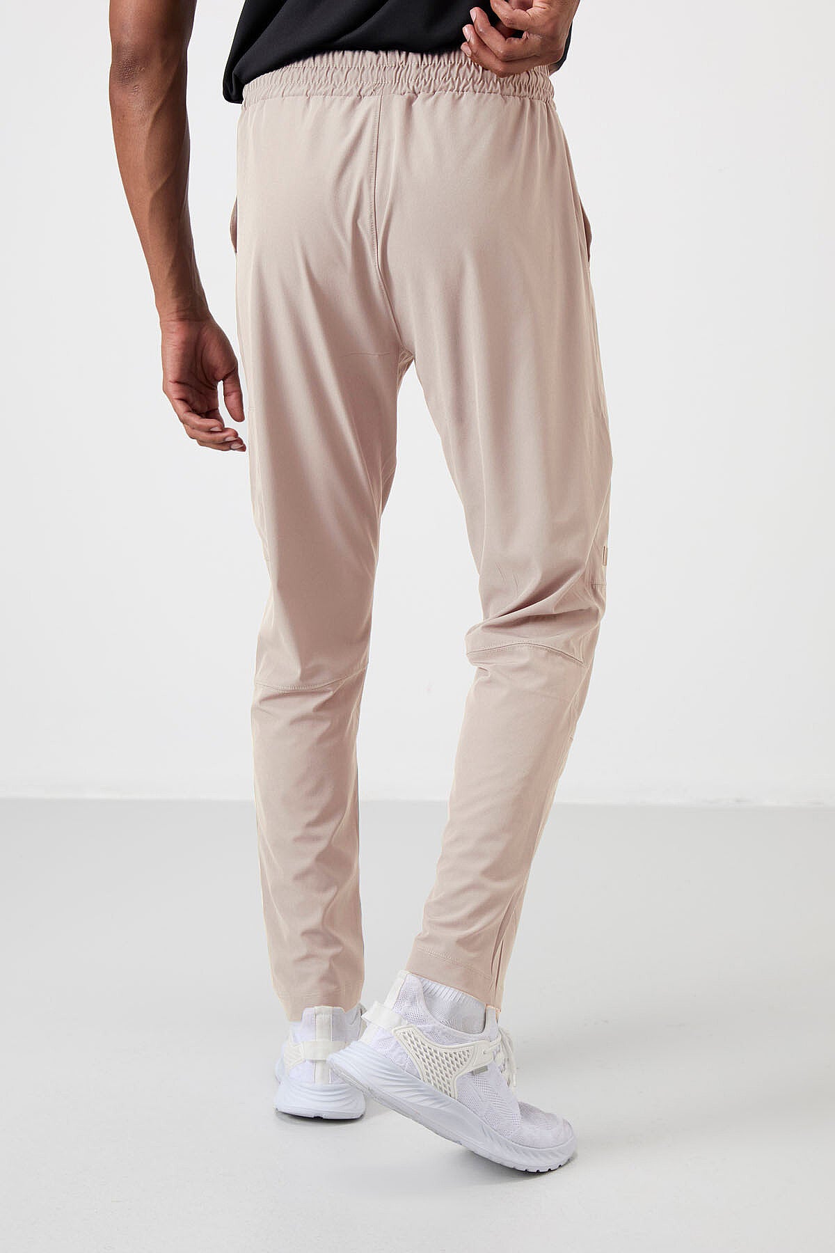 Bej İnce Yumuşak Comfort Fit Erkek Eşofman Alt - 82120