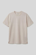 Bej Rahat Form Esnek Nefes Alabilir Erkek T-Shirt - 88495