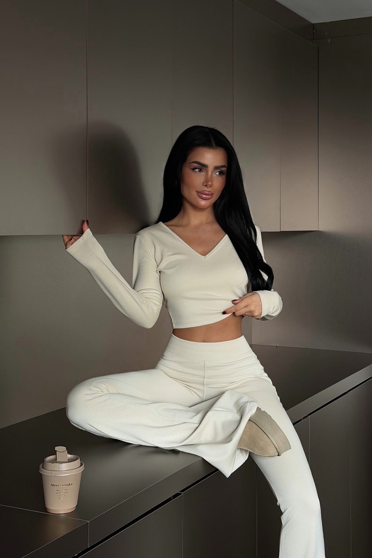 Bej Aesop Takım ATE-4076