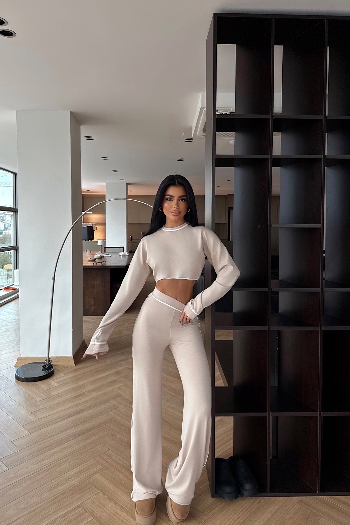 Bej Lorisy Takım ATE-3687