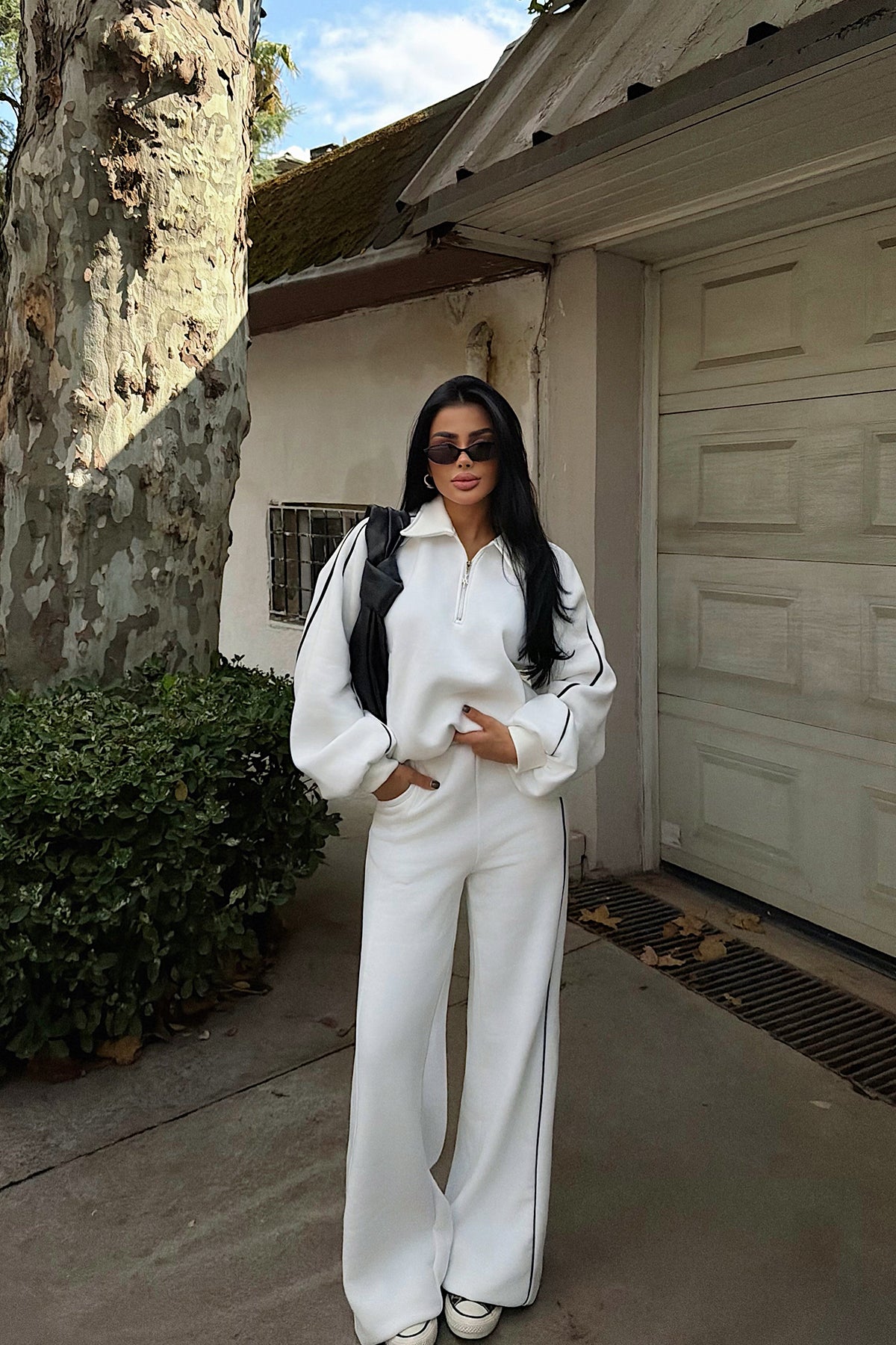 Beyaz Selita Eşofman Takım ATE-3828