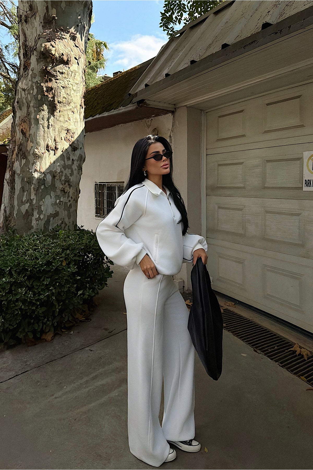 Beyaz Selita Eşofman Takım ATE-3828