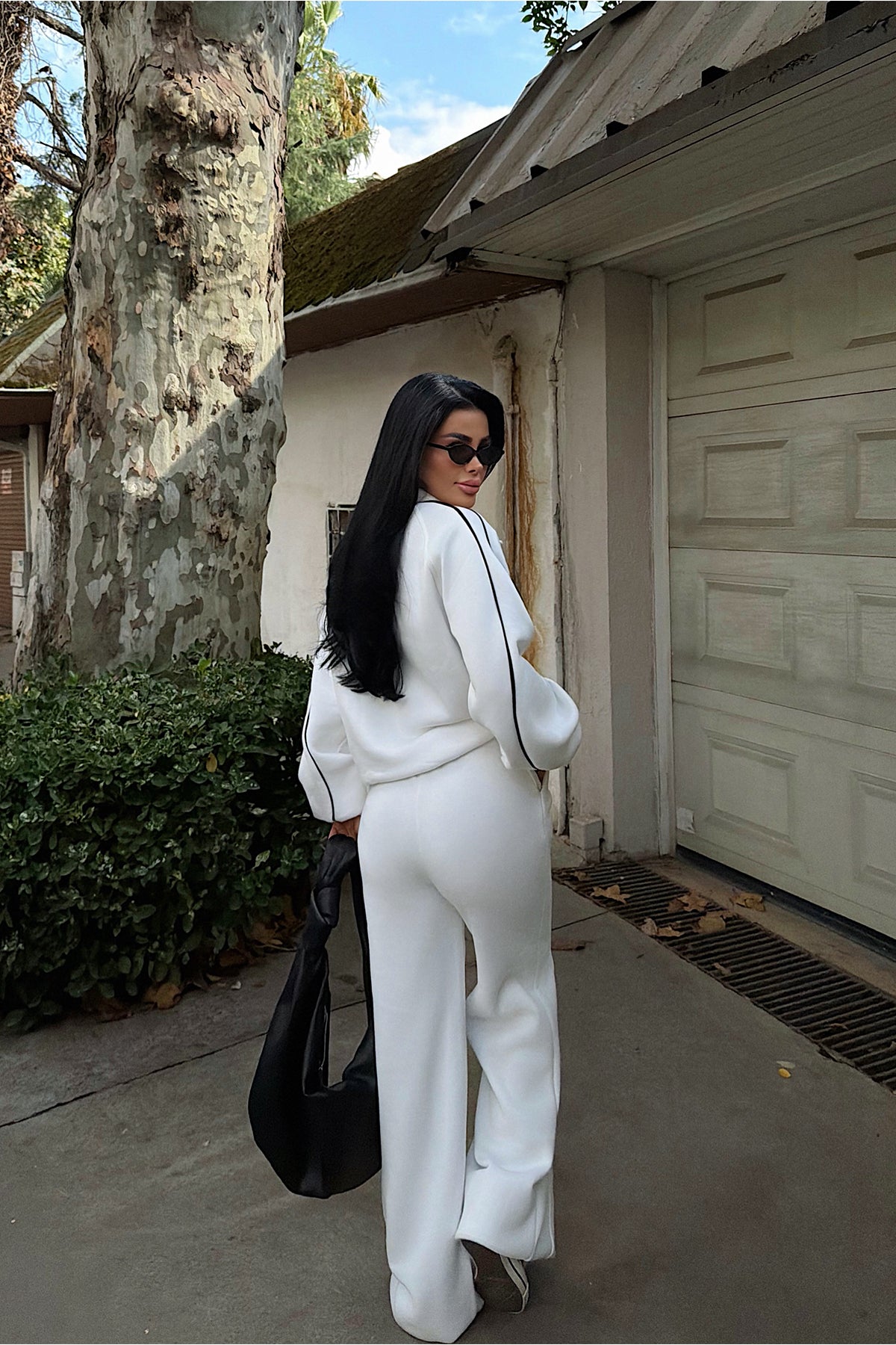 Beyaz Selita Eşofman Takım ATE-3828