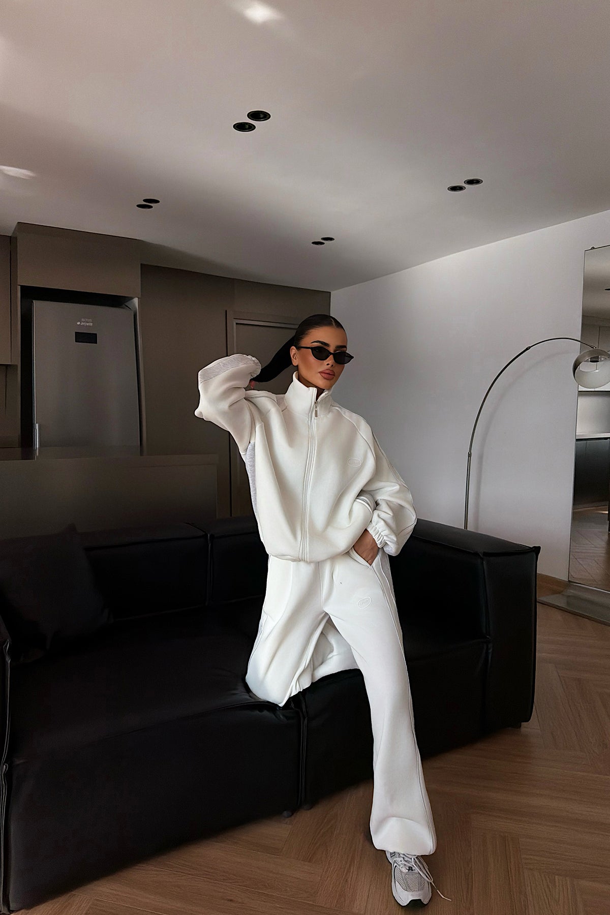 Beyaz Gionna Eşofman Takımı ATE-4359