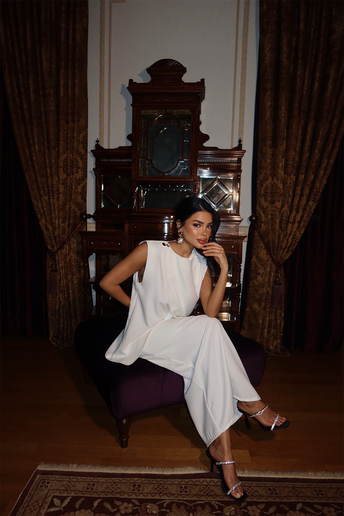 Beyaz Salvatore Takım  ATE-2147