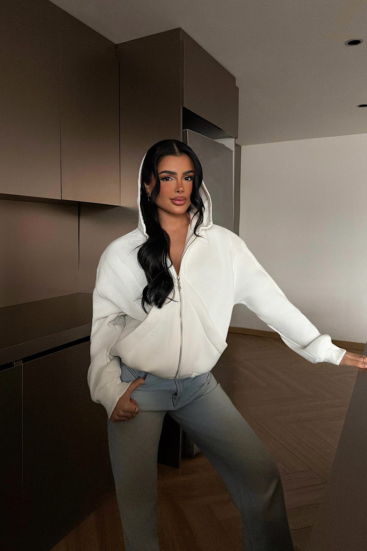 Beyaz Madisyn Hırka ATE-2369