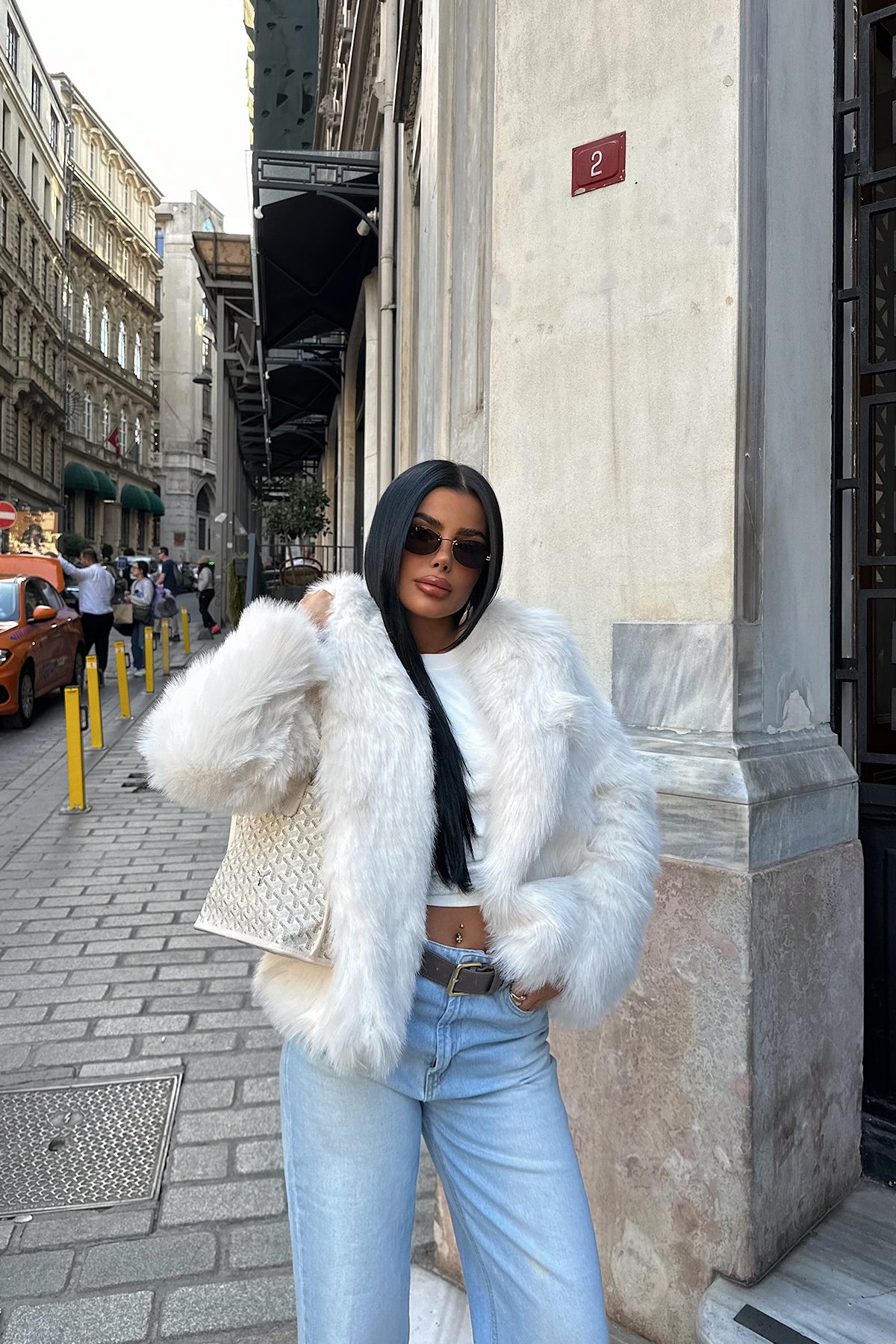 Beyaz Rufina Kürk ATE-1600 S