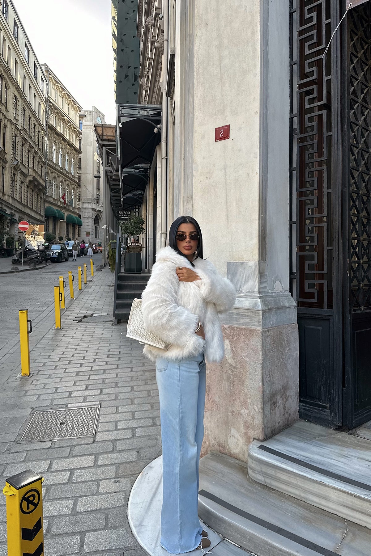 Beyaz Rufina Kürk ATE-1600