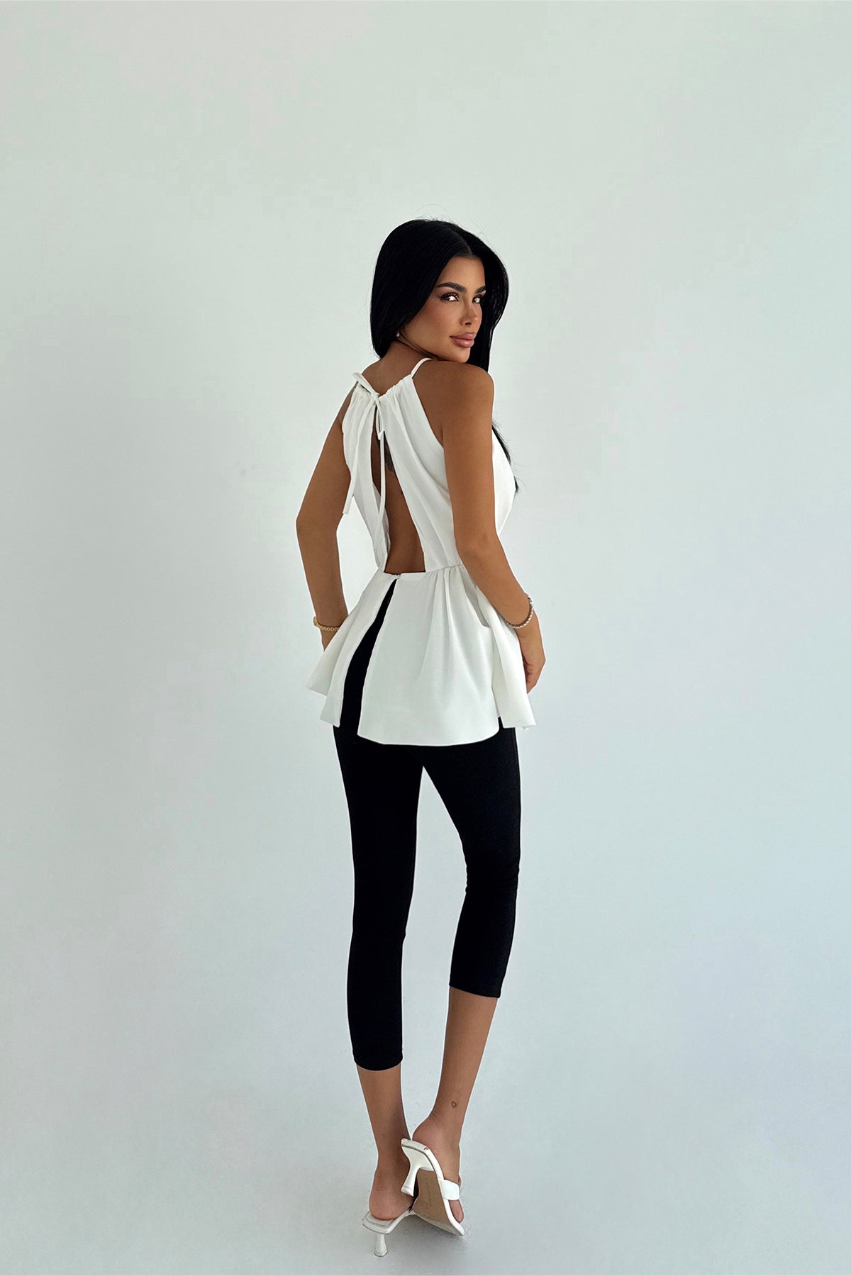 Beyaz Smock Bluz ATE-3445
