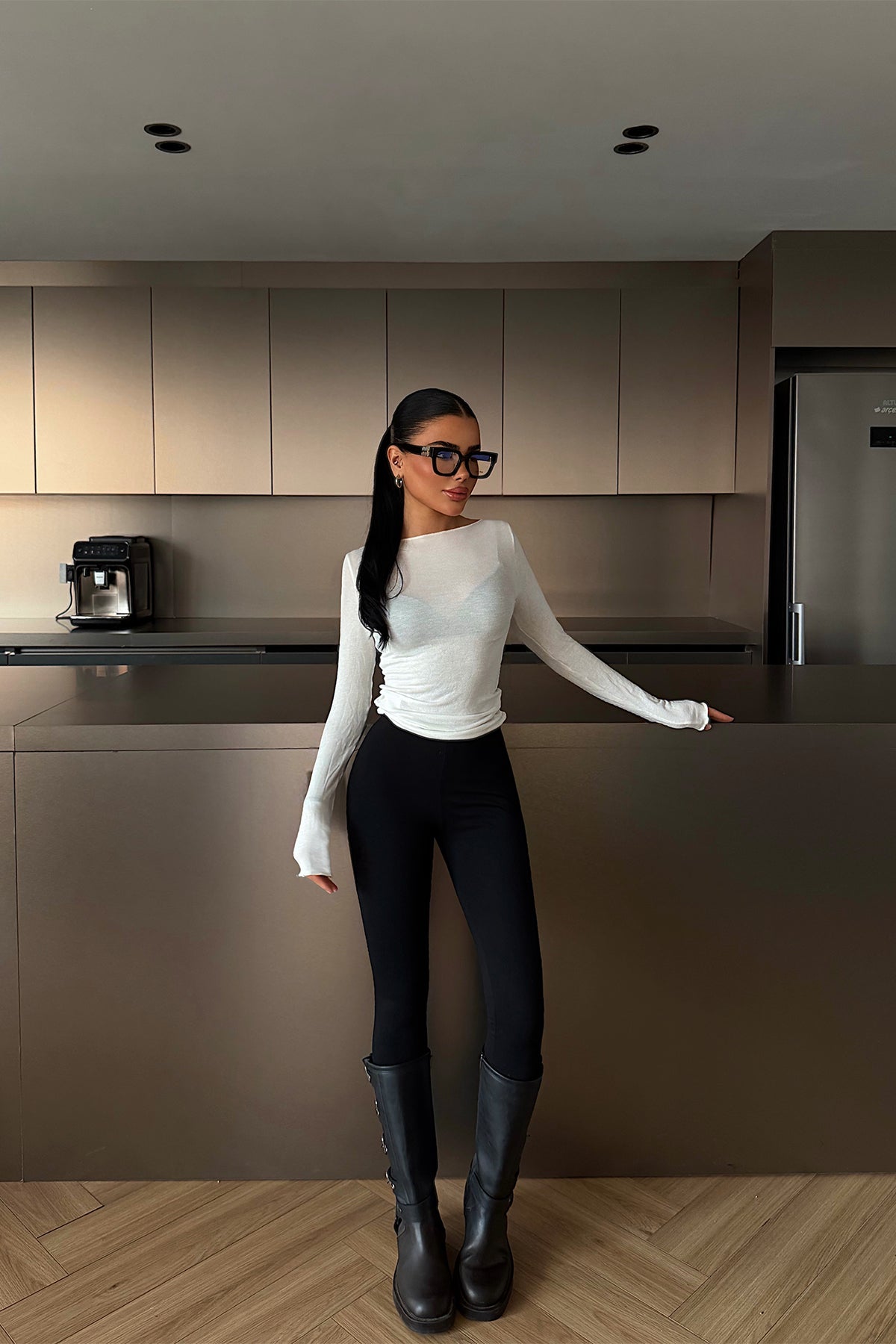 Beyaz Intims transparan body ATE-4548