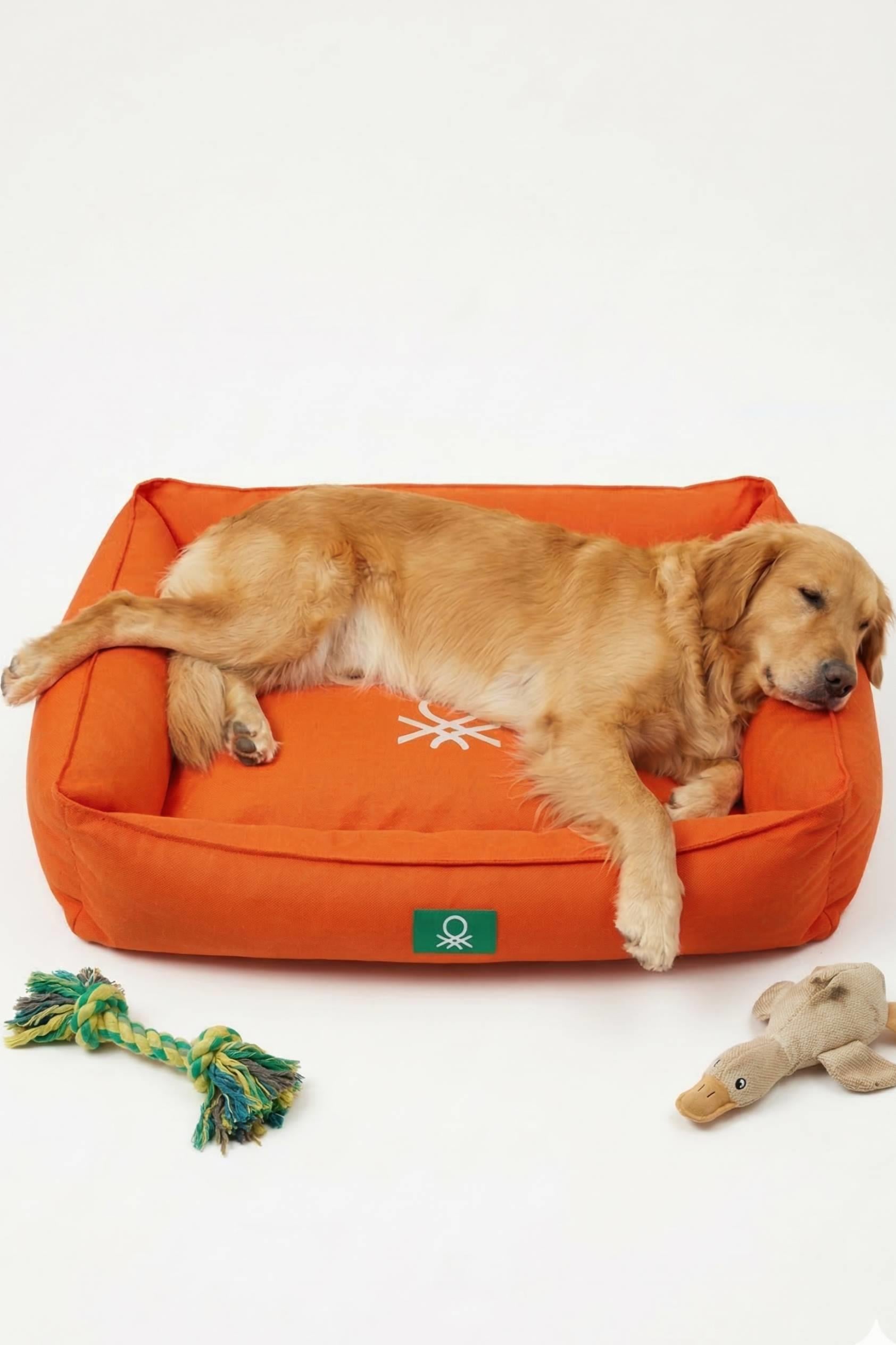 BNT-B2508-C Kedi & Köpek Yatağı  Turuncu 80 x 65 cm