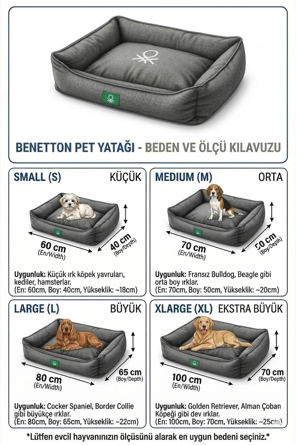 BNT-B2509-C Kedi & Köpek Yatağı  Lacivert 80 x 65 cm