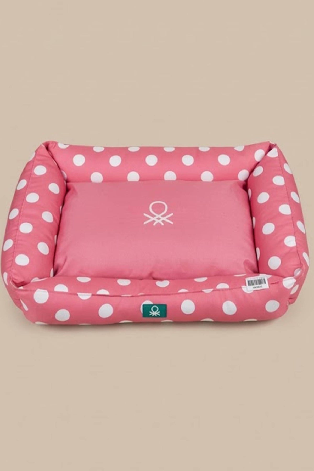 BNT-B2511-B Kedi & Köpek Yatağı  PUANTİYELİ PEMBE 70x50 cm