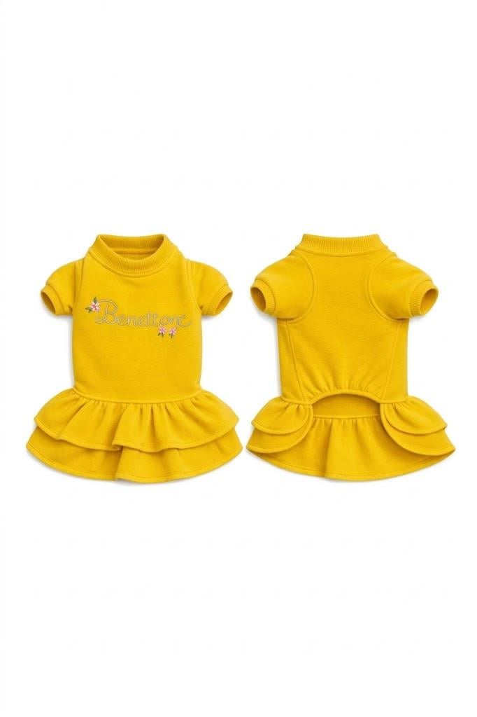 BNT-D2501 Elbise SARI