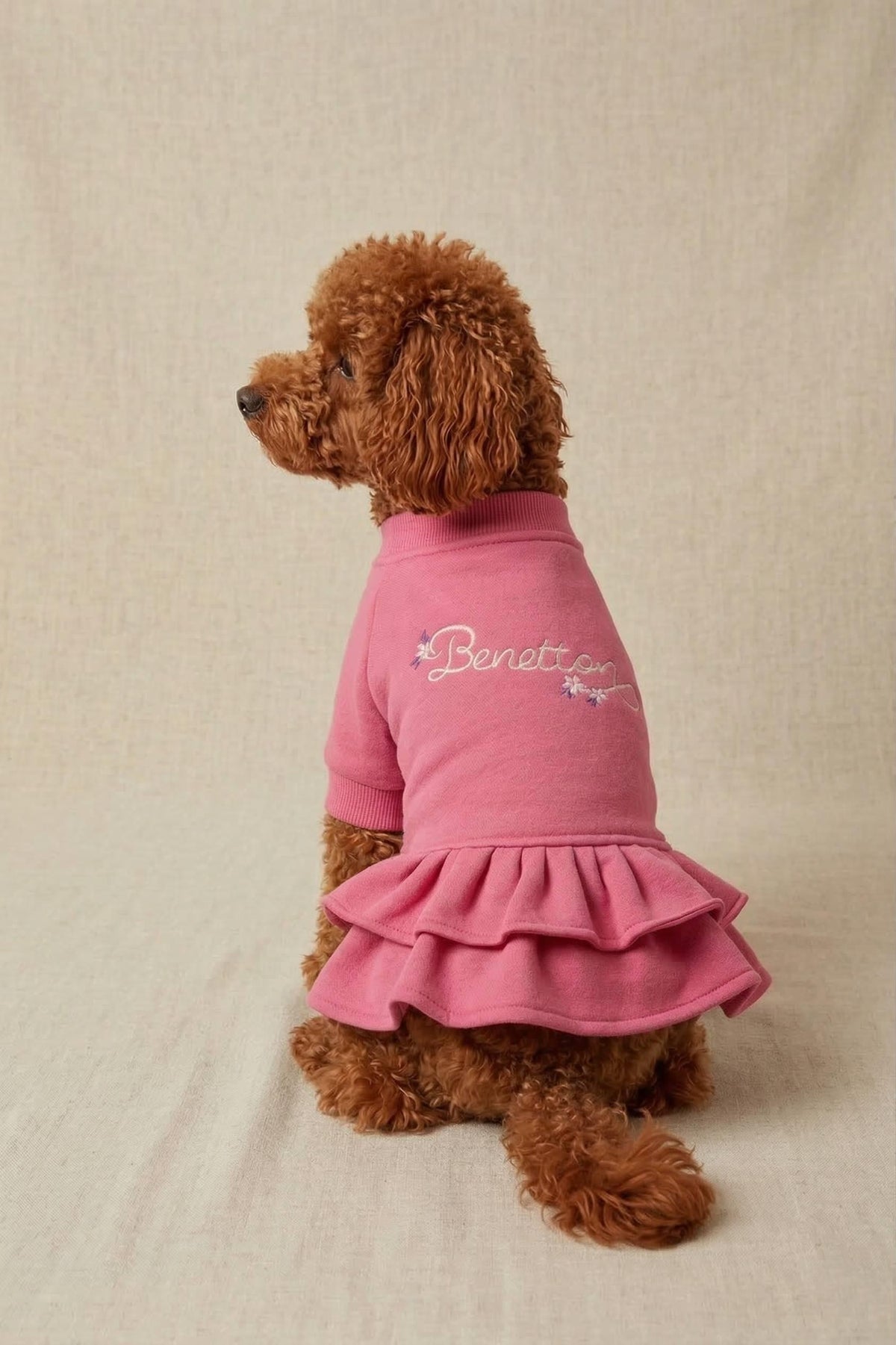 BNT-D2503 Elbise PEMBE