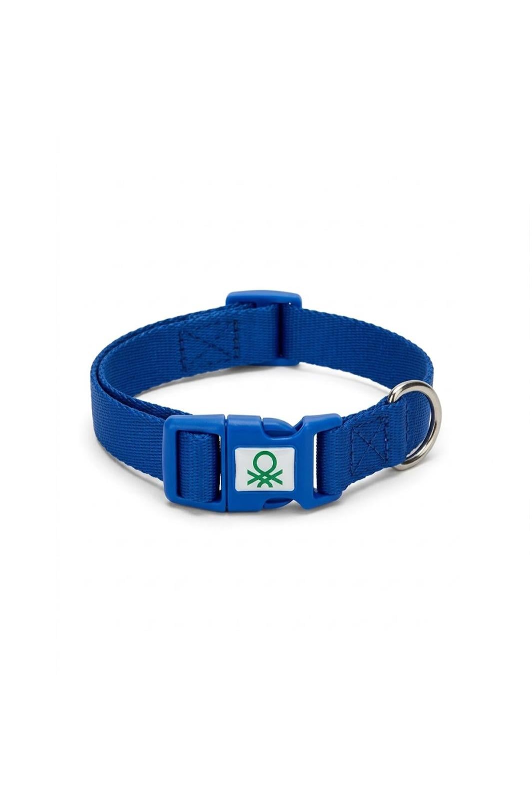 BNTMKT-0029-BL Kedi &Köpek Örme Tasma Mavi 2x32-50 cm