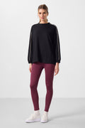 Bordo Esnek Standart Fit Performans Kadın Tayt - 94667