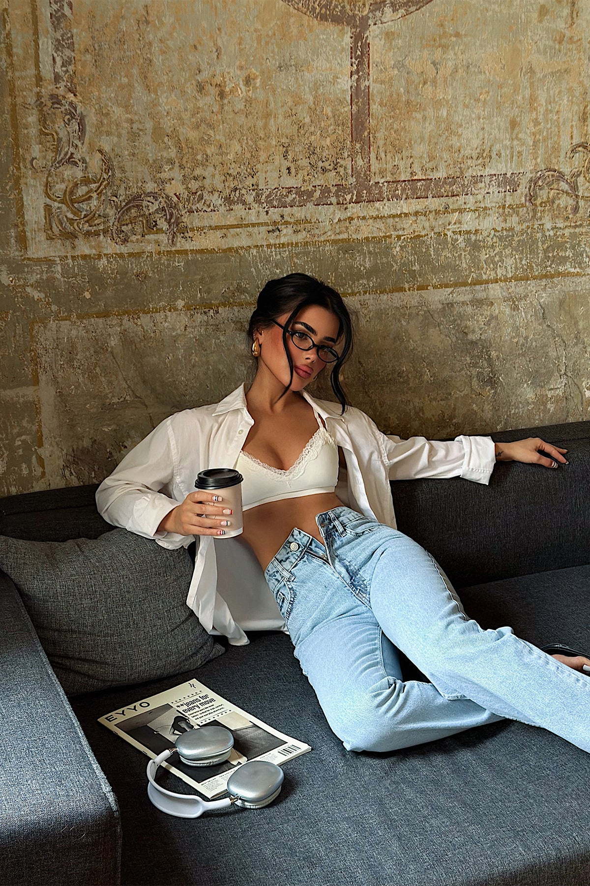 Buz Mavisi Yüksek Bel Jean ATE-5016