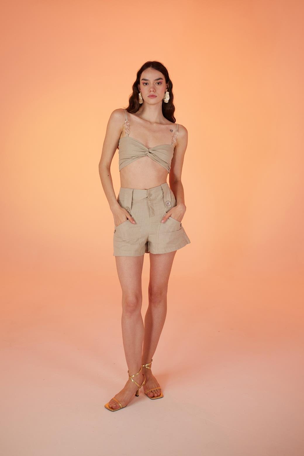 Rise Zincirli Bluz Bej