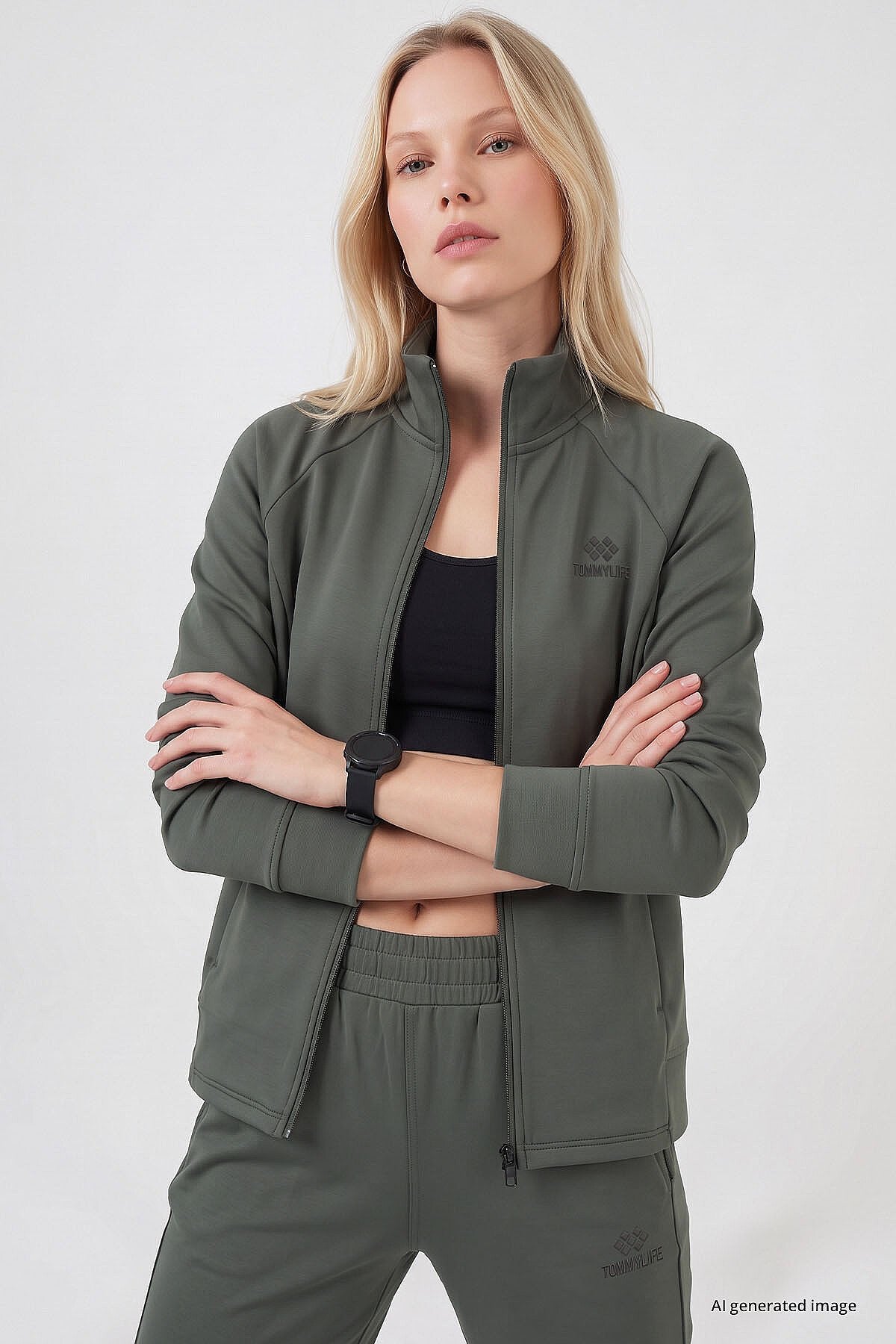 Çağla Slim Fit Kadın Eşofman Takım - 95357