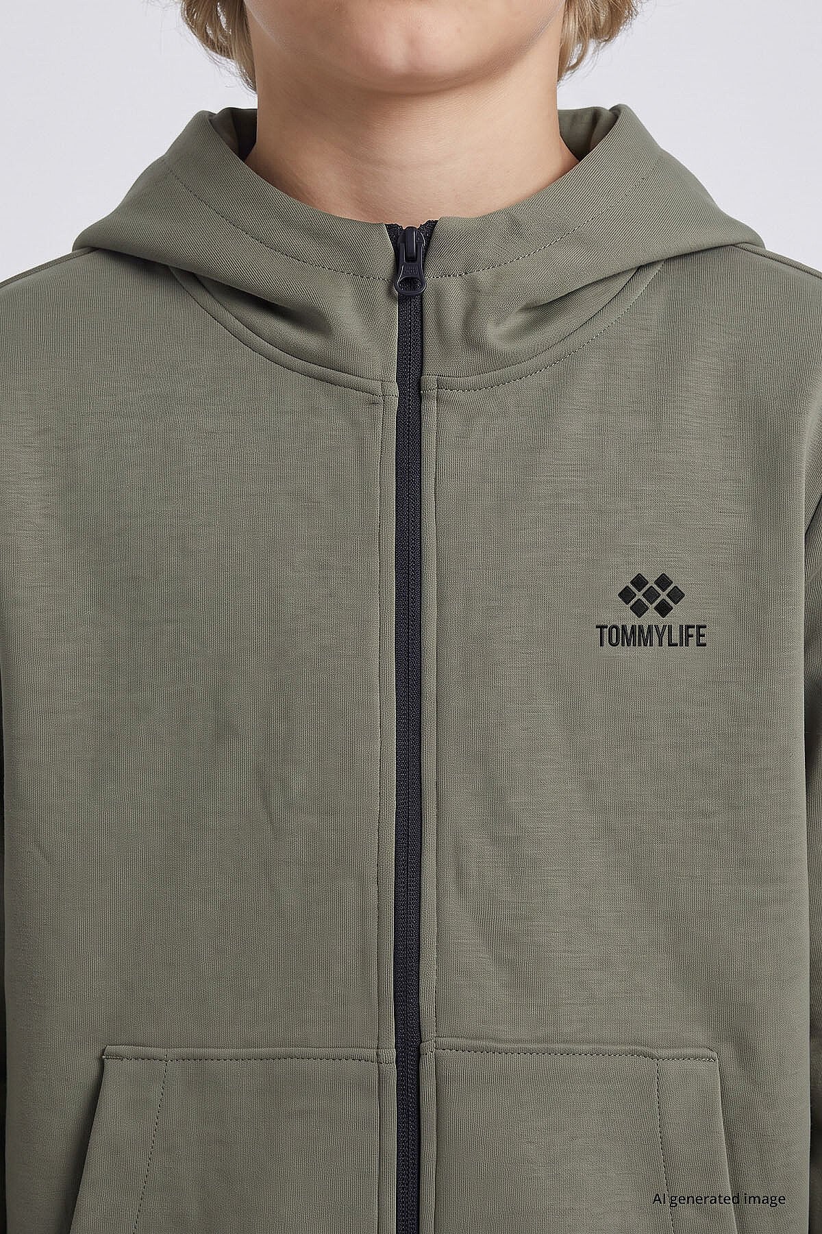 Çağla Standart Kalıp Basic Erkek Çocuk Sweatshirt - 11336