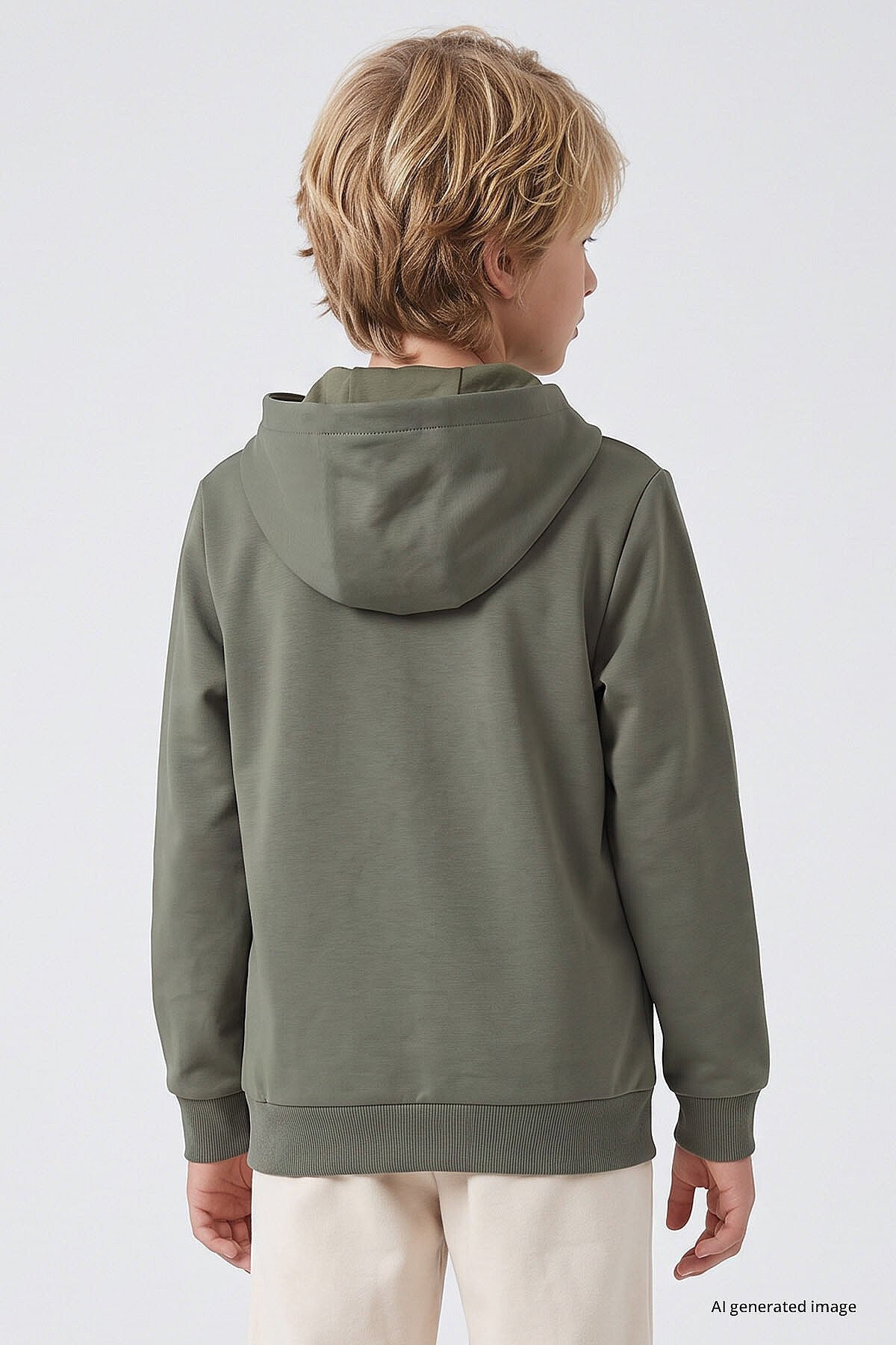 Çağla Standart Kalıp Basic Erkek Çocuk Sweatshirt - 11336